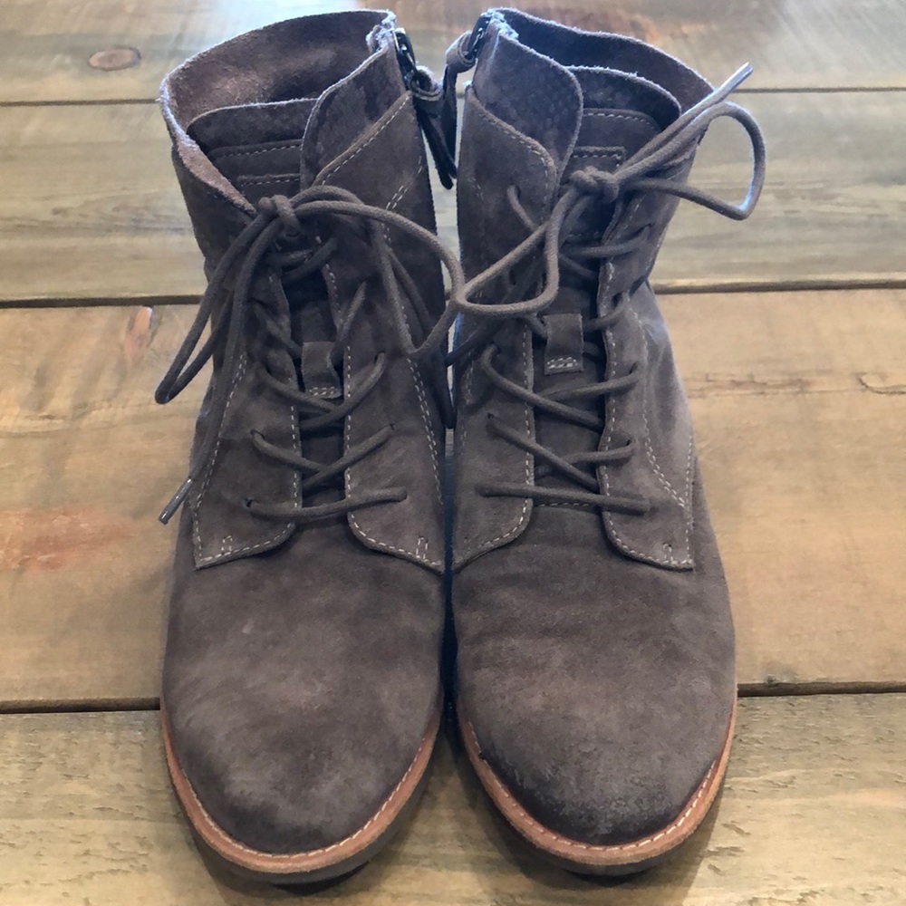 Sofft Taupe Suede Booties 7